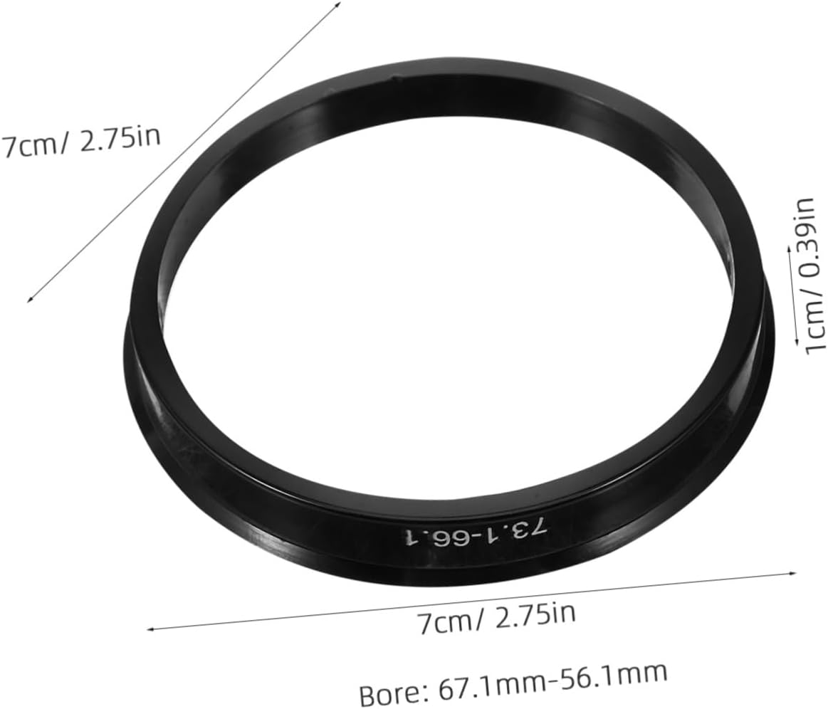 Car Wheel Hub Centric Rings 4pcs Plastic 67.1mm-56.1mm