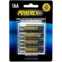Powerex MHRAA4 AA 2700mAh 4-Pack Rechargeable Batteries