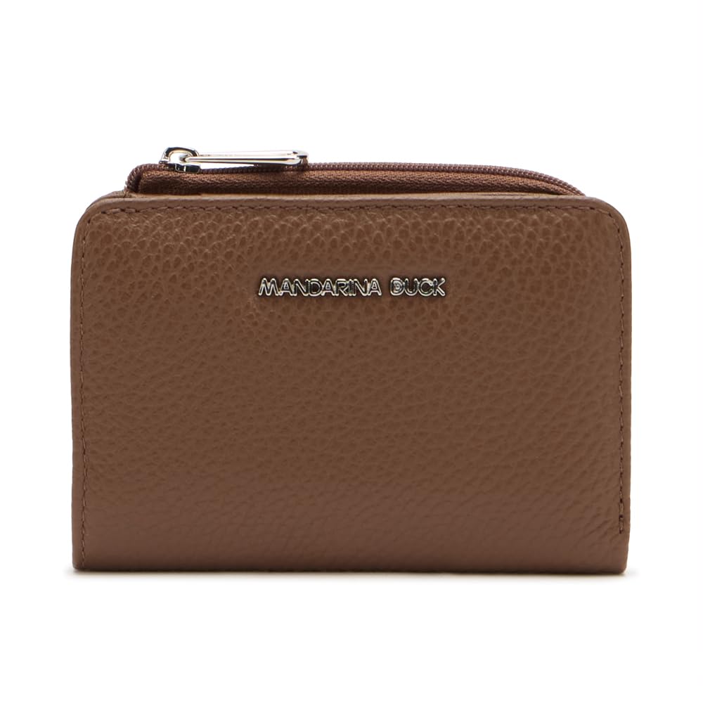Mandarina Duck Mellow skórzany portfel akcesoria podróżne damskie portfele jeden rozmiar, Czekolada mleczna, Taglia Unica