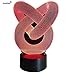 Produktbild Abstrakte Kreisförmige Spirale Glühbirne 3D Led 3D Illusion 7 Farben Ändern Dekoration Beste Nachtlicht Geschenk Hauptdekoration