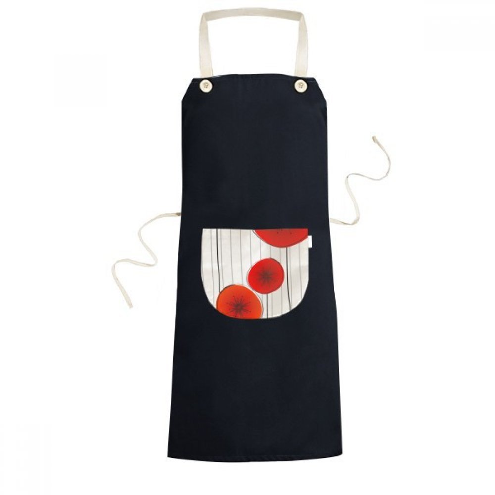 Peinture cuisine tablier réglable noir fleurs art pour préparer vos repas en duo