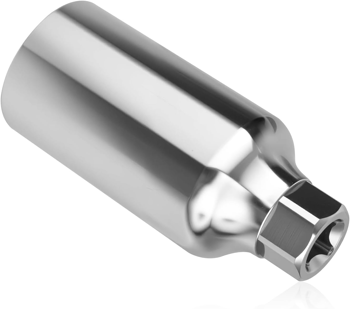 Valve Install Removal Socket Tool,Stainless Steel Valve Injector Pressure Regulator Socket Tool Fits for Ford E350 Excursion F-250 F-350 7.3L Powerstroke Diesel, 1 1/8’’ Deep Socket 3/8’’ Drive