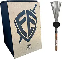 Cajon Eletrico Jaguar CJ1000 K2 PB 018 EQ Fé Xlr e baqueta vassourinha Kit