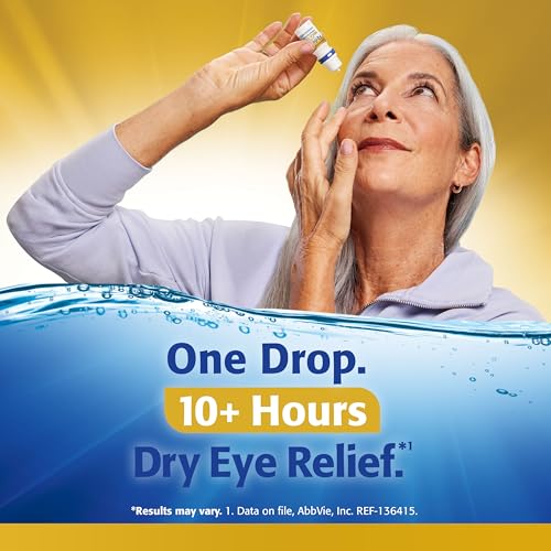 Image of Refresh OPTIVE MEGA-3 PF Lubricant Eye Drops Preservative-Free Artificial Tears, 0.33 fl oz (10mL) (Pack of 2)