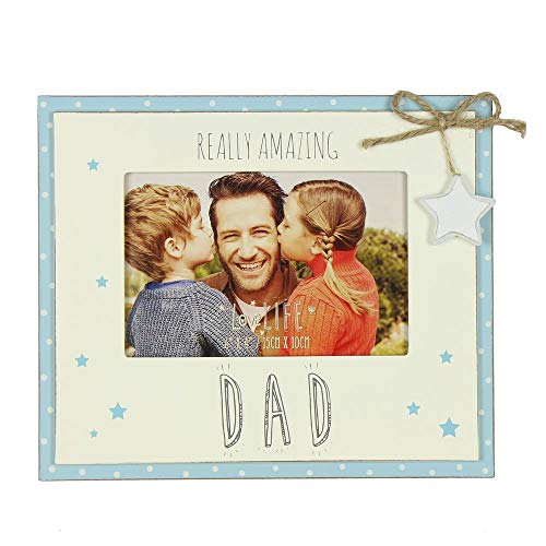 Love Life Really Amazing Dad Photo Frame Suits 6" x 4" Photos