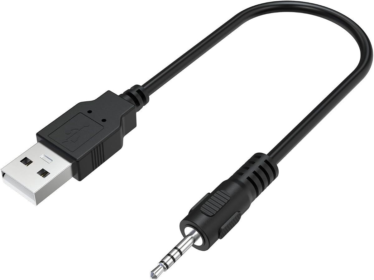 Replacement Charging Power Supply Cable Cord Line for JBL Synchros E40BT E50BT J56BT S400BT S700 and AKG K490NC K495NC N60NC Headphones (6inch)