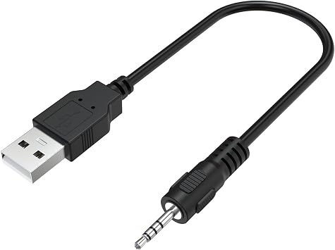 Sqrmekoko Replacement Charging Power Supply Cable Cord Line Compatible with JBL Synchros E40BT E50BT J56BT S400BT S700 Headphones Black