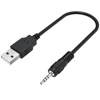 Sqrmekoko Replacement Charging Power Supply Cable Cord Line for JBL Synchros E40BT E50BT J56BT S400BT S700 and AKG K490NC K495NC N60NC Headphones 6inch