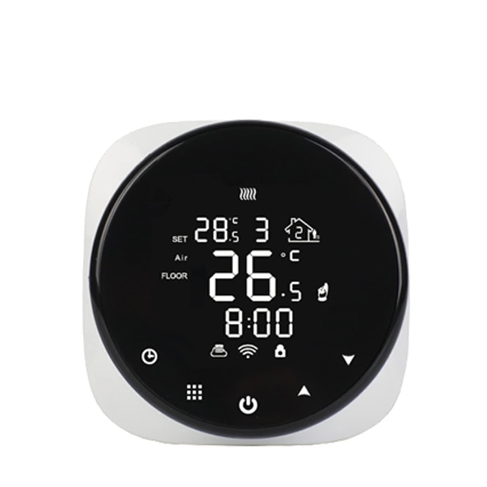 Czujnik termometru, WIFI Smart Termostat do wody/elektrycznej Ogrzewanie podłogowe Kocioł wodny Temperatura Pilot zdalnego sterowania(Electric Floor 16A)