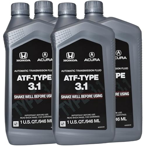 Honda 08268-P99-4EDAD Automatic Transmission Fluid ATF-Type 3.1 (1 Quart) (4)
