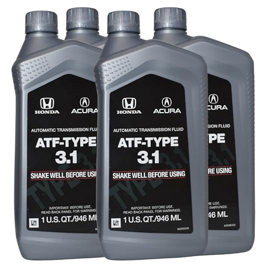 Honda ATF-Type 3.1 Automatic Transmission Fluid (4 Quart Pack)