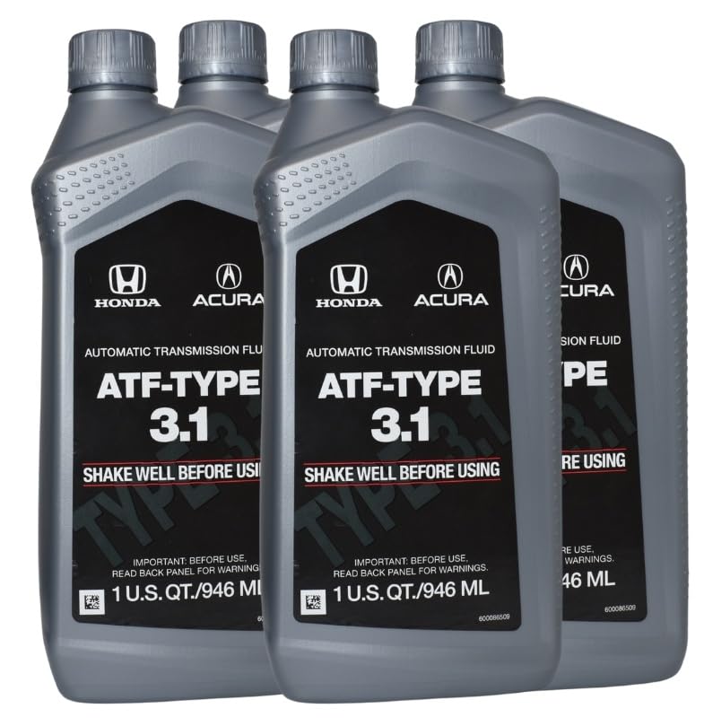 Honda 08268-P99-4EDAD Automatic Transmission Fluid ATF-Type 3.1 (1 Quart) (4)