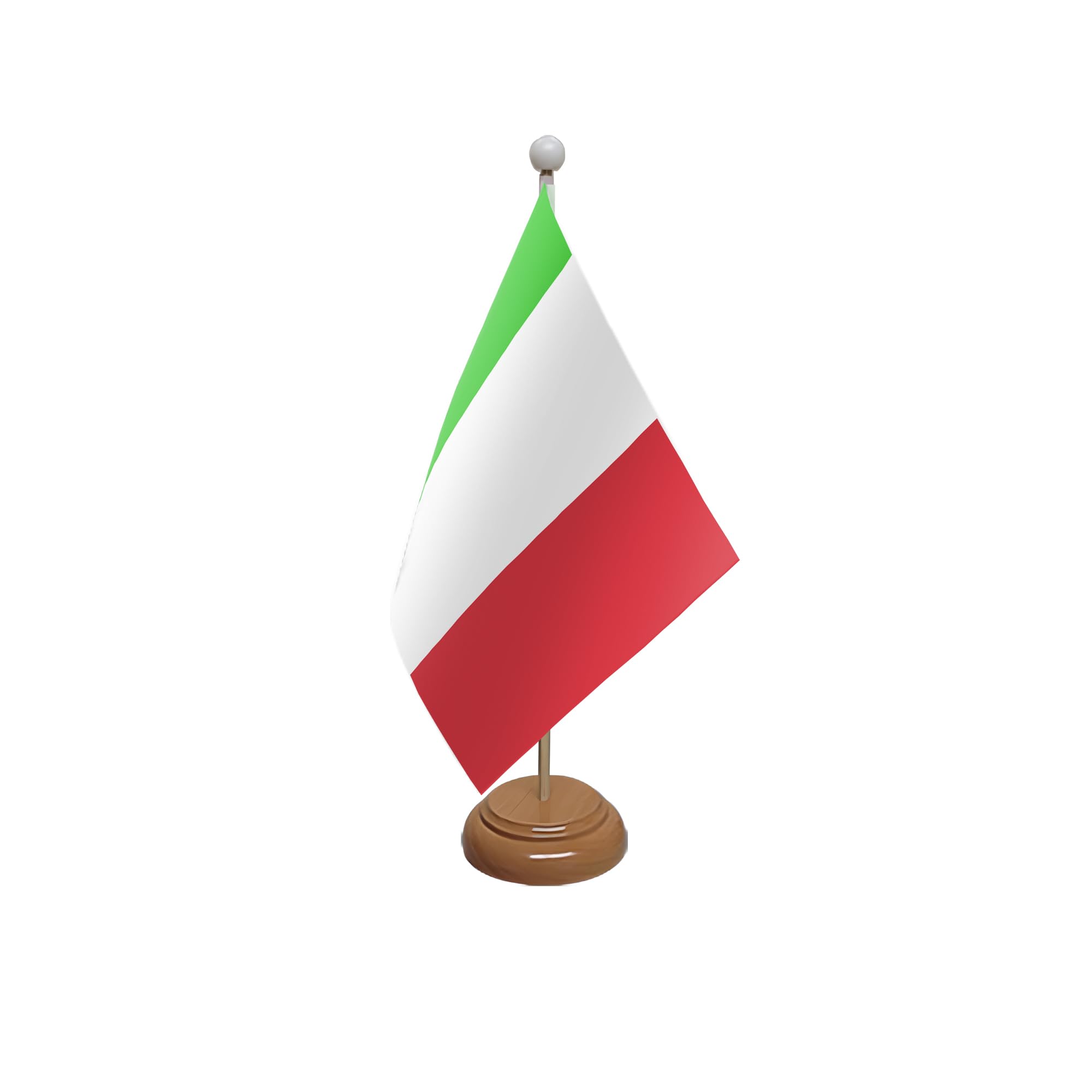 Flagtex Italy Wooden Table Flag With Wooden Base — image 1