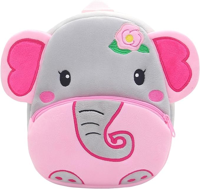 Image of blue tree Cute Kids Backpack Toddler Bag Plush Animal Cartoon Mini Travel Bag for Baby Girl Boy 1-6 Years, Ideal for Gifting for Kids