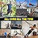 TOBWOLF Adjustable Home Suspension Straps Training Kit, All in One Compact Resistance Trainer Straps & Door Anchors, Suitable for Home Gyms, Travel, Core Training & Full-Body Fitness