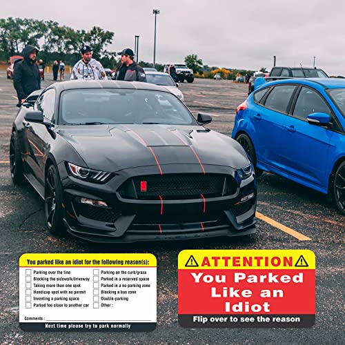 PARTH iMPEX You Parked Like an Idiot Business Cards, 100 Count, 3.5"x2" - image 6