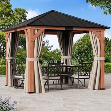 10 x 10 cedar gazebo