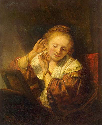 Peinture à l'huile sur toile Rembrandt fait main décoration murale 03