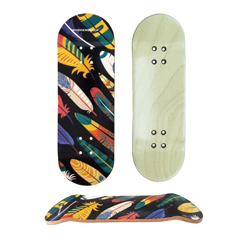 WOODENBLACK Ratata Pro Fingerboard Deck - Handmade