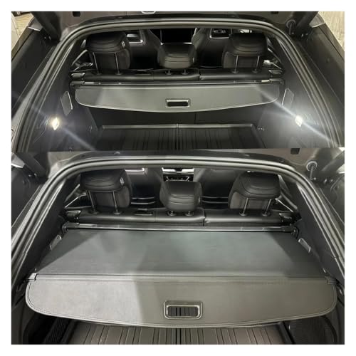 Support Séparation BYD Sealion 7, couverture de chargement luxe aspect carbone