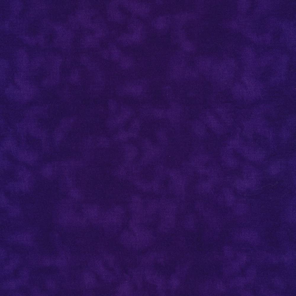 100% Cotton Fabric Mottled Blender Craft Cotton Mixer - Per Metre (BlackBerry)
