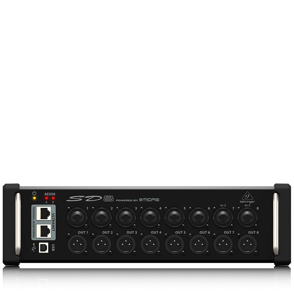 Behringer SD8 I/O Stage Box with 8 Remote-Controllable Midas