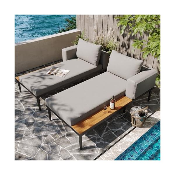 Outdoor Daybed für 2 Personen, teilbar