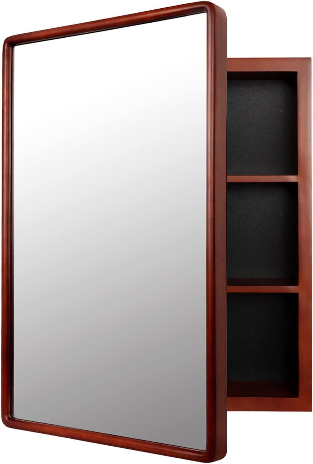 Amazon.com: LuxyDecor Medicine Cabinets Mirror Modern Wall Mounted ...