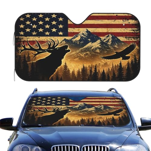 Couvre-soleil auto pliable à ventouses isolant thermique pour camionnette et grand monospace