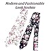 Geek-M Men's Tie Floral Fashion Neck Ties Causal Formal Occasion Wedding Business (Black)