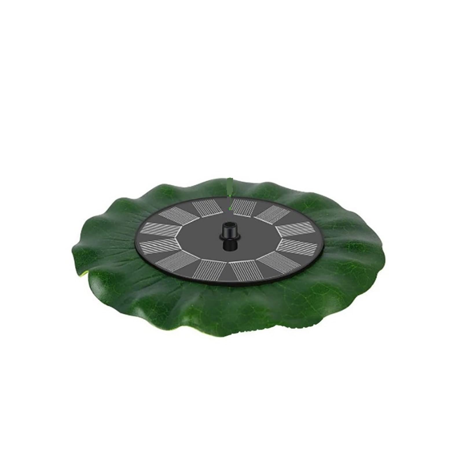 Fontaine solaire de bassin feuille de lotus décoration de piscine extérieure