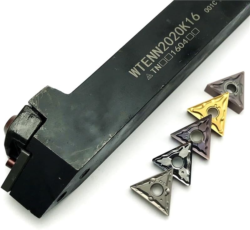 1pc External Tool Holder Set with TNMG Carbide Inserts for Precision Turning(No holder TNMG16402 H01)