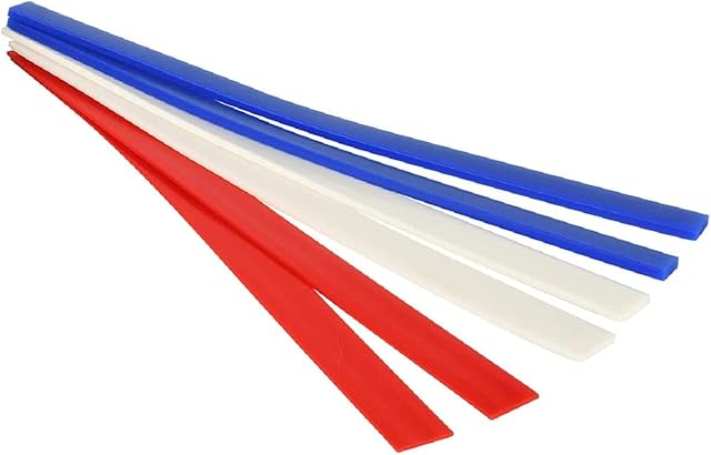Jiaminye Silicone Measuring Dough Thickness Strips 18Inch,Rolling Pin Guides Set,Spacers Sticks for Baking,Pizza,,3 Size