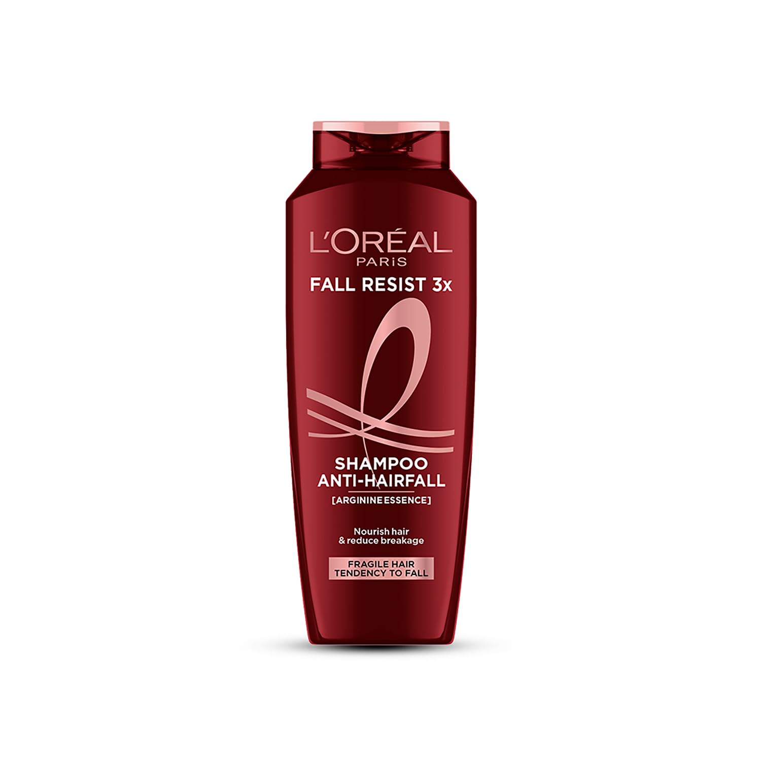 L'Oreal Paris Anti-Hair Fall Shampoo, Reinforcing & Nourishing for Hair Growth, For Thinning & Hair Loss, With Arginine Essence and Salicylic Acid, Fall Resist 3X, 180 ml