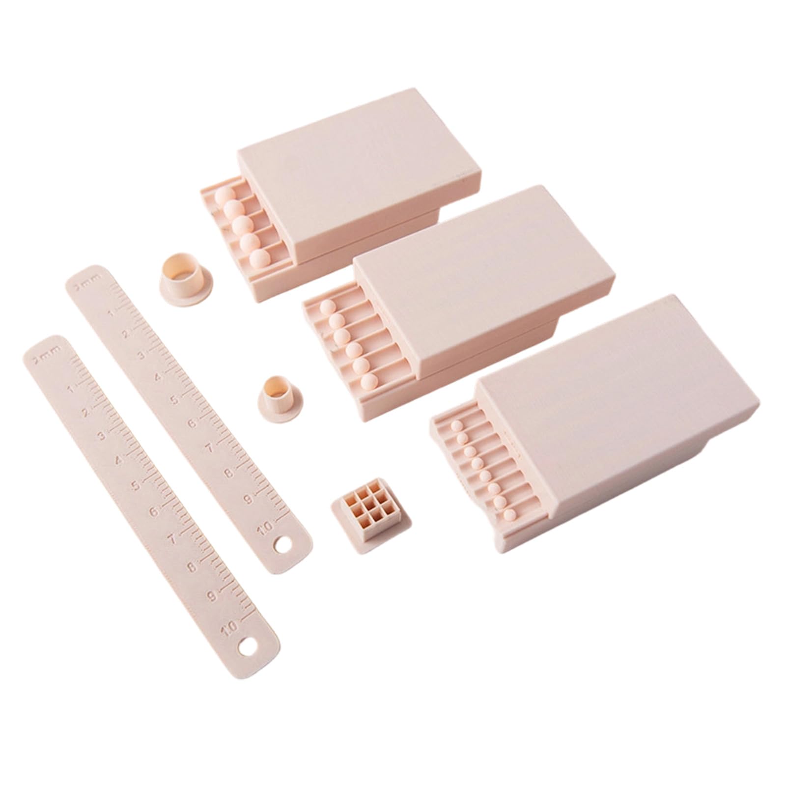Juego de moldes de forma redonda de resistente, sin esfuerzo, para crear esferas perfectas en herramientas de artesanía de arcilla de modelado, molde de arcilla plástica