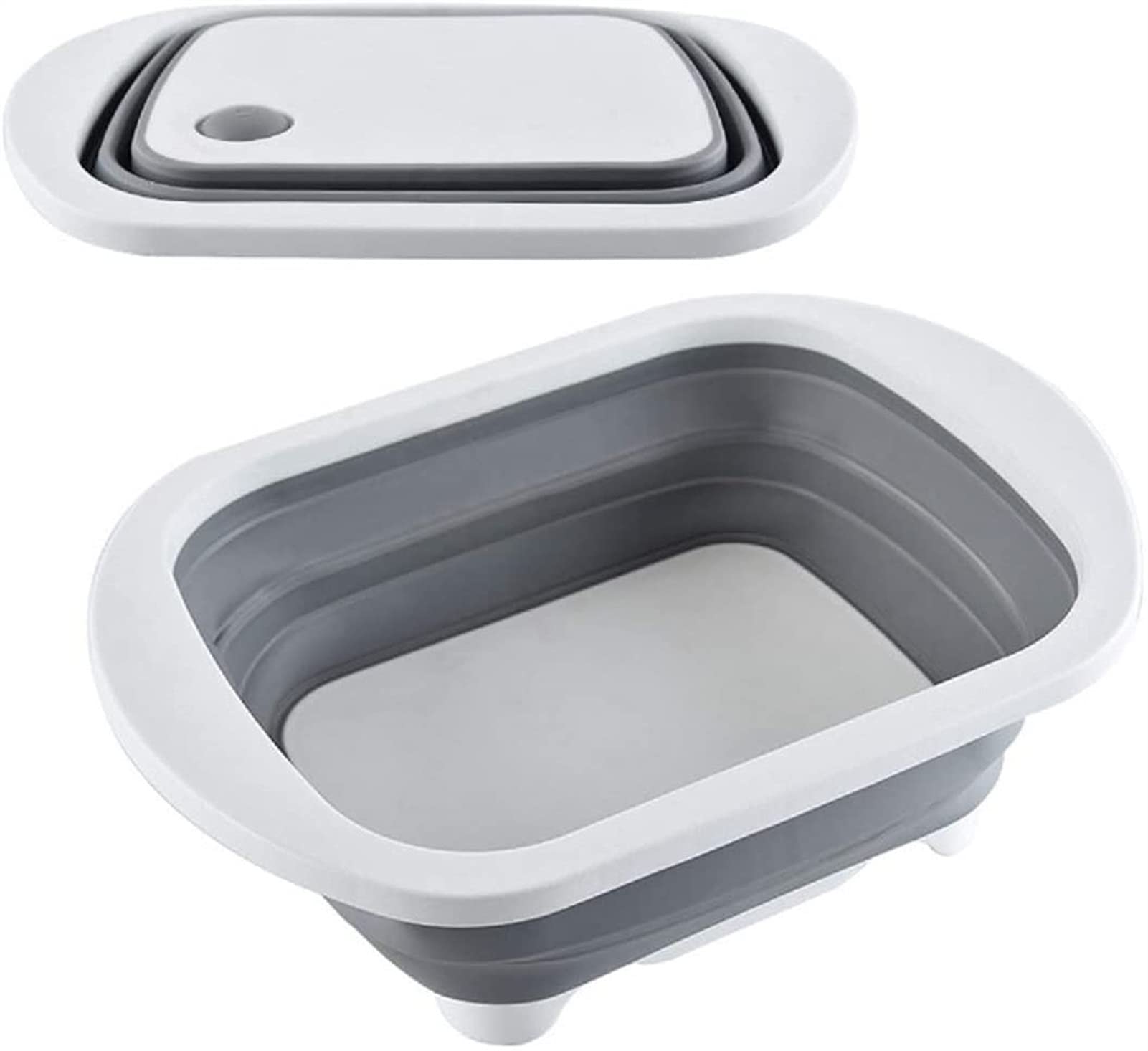 Bol de lavage pliable plat pour la maison la cuisine et le voyage