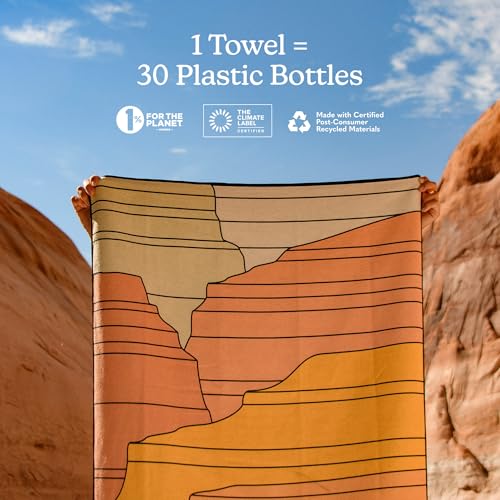Image of Nomadix Original Towel - National Parks- Perfect for Beach, Pool, Travel, Camping, Yoga - Made with Recycled Materials - Super Absorbent - Sand Resistant