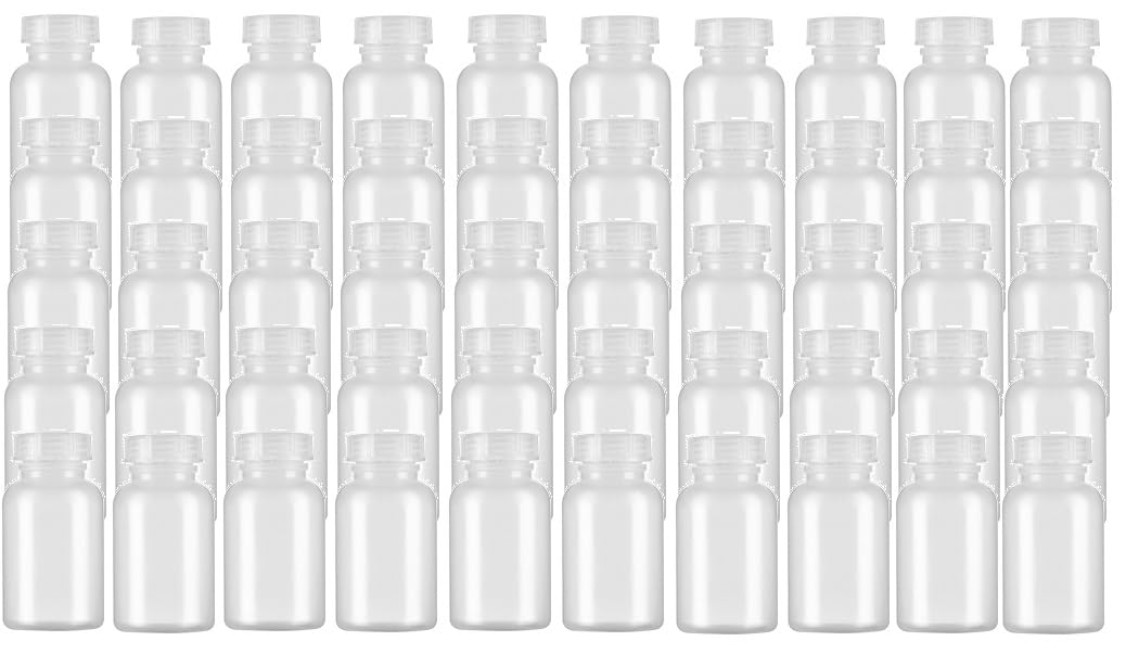 Generisch Weithalsflasche 250 ml mit Schraubverschluss, Apothekerflasche, Laborflasche, Medizinflasche, Vorratsdose, Kunststoffdose, aus Kunststoff (PE-LD) - made in Germany (50)