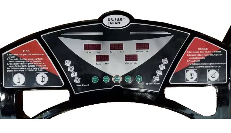 Dr. Fuji FJ-090B Cyber Body Slimmer Pivotal Vibration Platform Machine Black