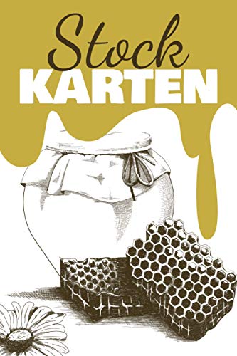 Stockkarten: Bienen Stockbuch mit Stockkarten für Bienenzüchter oder Hobbyimker | Journal für die Bienenzucht