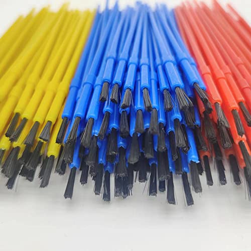 Key Life 150Pcs Plastic Paint Brushes Set Acrylic Paint Brushes Watercolor Brushes Colorful Detail Painting Kit Art Supplies For Kids Educational & Learning Activity, 170Mm #TOP4