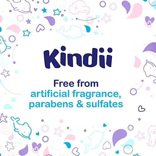 Lingettes Pure Water Kindii bébé sans parfum peau sensible x720