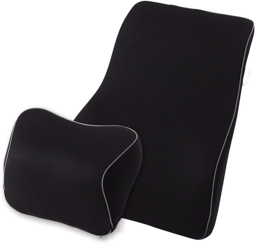 Lumbar Pillow - Dreamer Car Mini Supportive Chair Cushion Lumbar Pillow Design for Lower Back Pain Relief, Memory Foam Back Support(C)