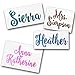 Glitter Name Vinyl sticker/Decal for Her - Use on Tumblers, Laptops, MacBooks, and More