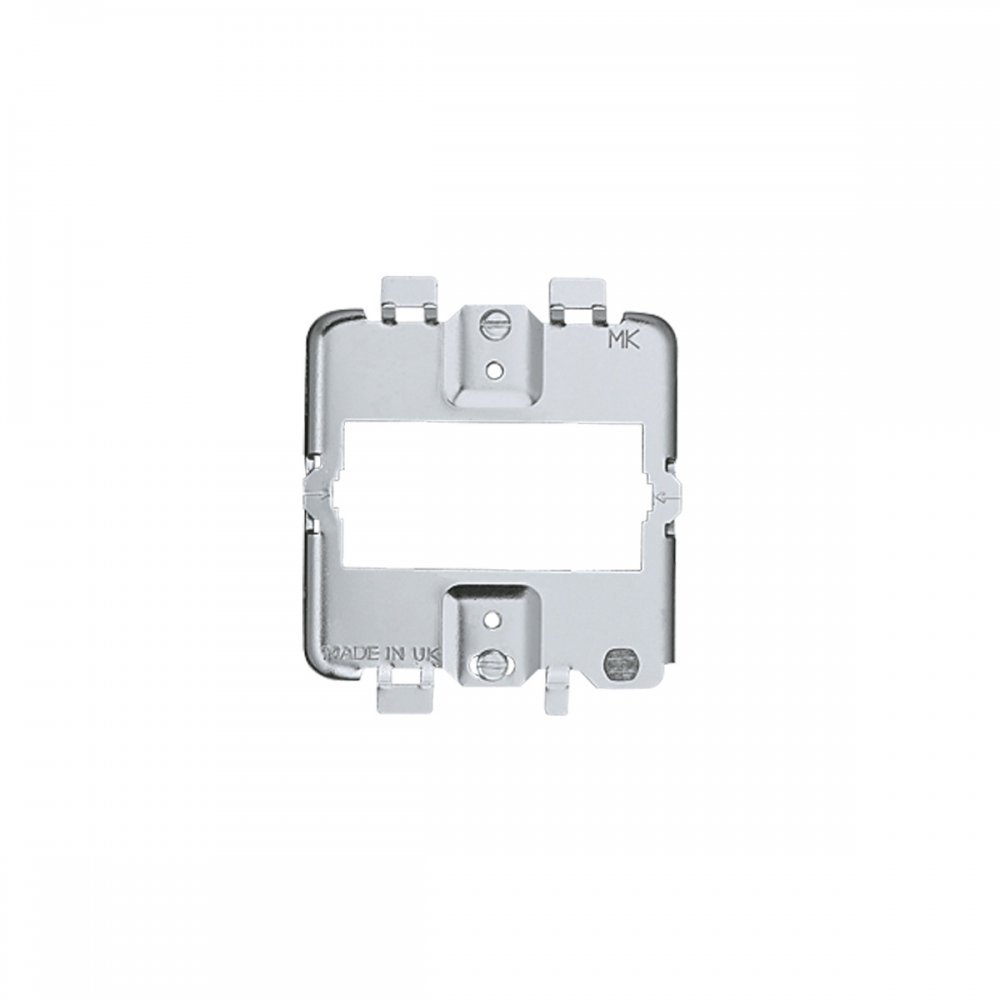 Mk White (Electric) Grid Plus 1 Gang 1 Module Mounting Frame,