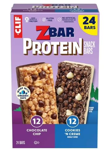 Zbarr Protein Snack Bar Gluten Free, Variety Pack, 24 pk.