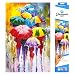 Diamond Art by Leisure Arts - Powered by Diamond Dotz - 5D DIY Diamond Painting Kit - Rainy Day Design