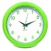 Hippih 10" Silent Quartz Decorative Wall Clock Non-ticking Black 249-B
