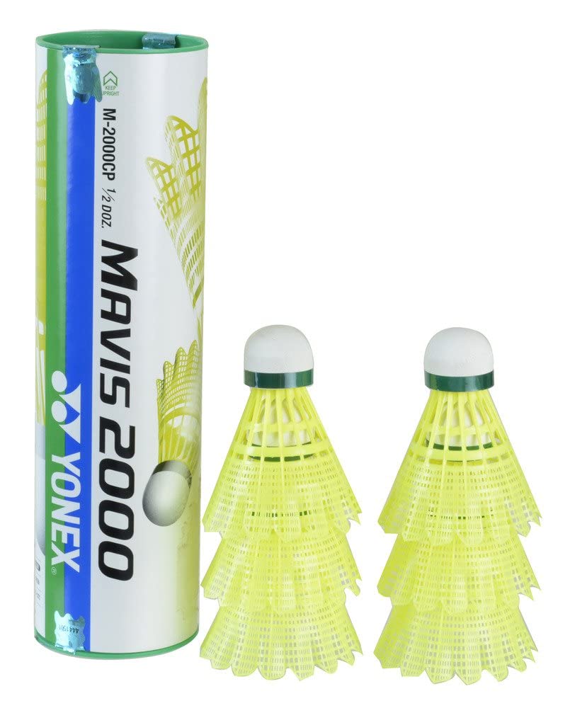 Buy Yonex Mavis 2000 Green Cap Nylon Badminton Shuttlecock, Pack of 6 - Made in Japan Online at Low Prices in India - Amazon.in