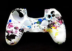 New World Anti-Slip Controller Protective Silicone Cover Case Sleeve for PS4 with 2 Thumb Grips Free (Multicolor)